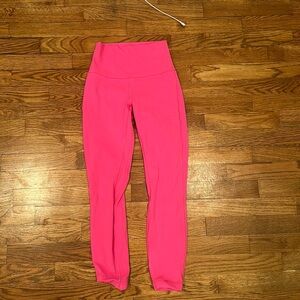 Lululemon Hot Pink Align Leggings 25”